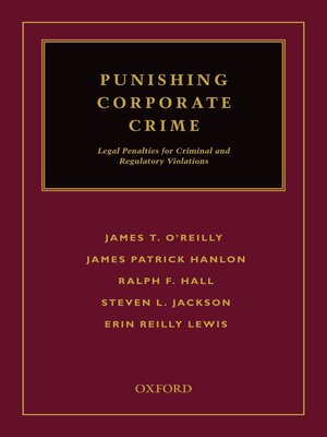 cover image of Punishing Corporate Crime